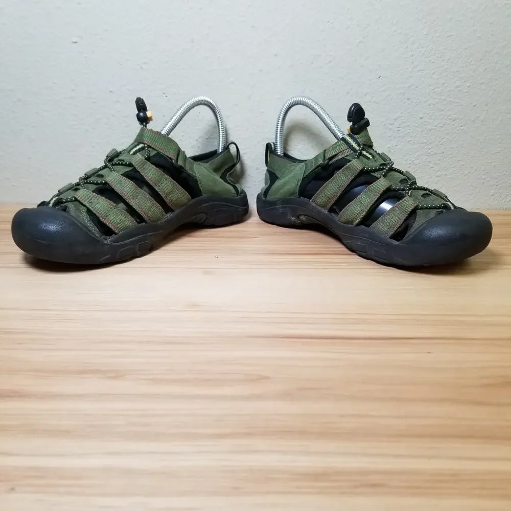 Keen Kids Size 4‎ Newport Water Sandals Olive Green Outdoor Hiking Shoe Gorpcore